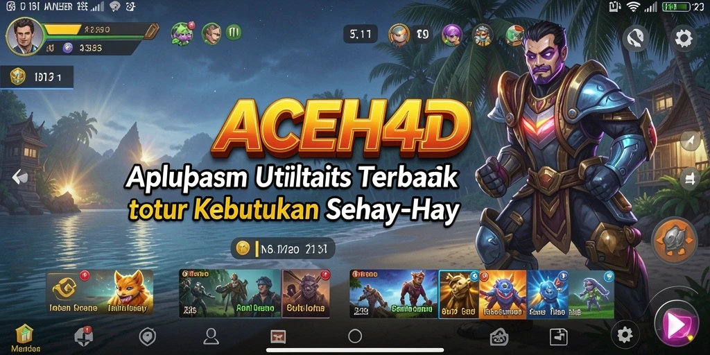 Tampilan utama ACEH4D dengan antarmuka yang ramah pengguna.