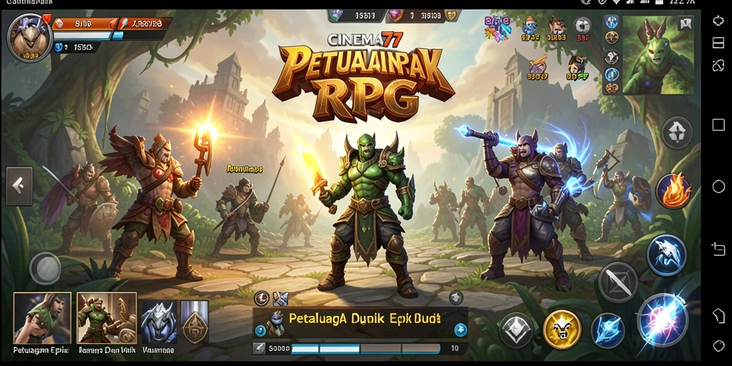 Tampilan gameplay seru dari CINEMA77 yang penuh aksi.