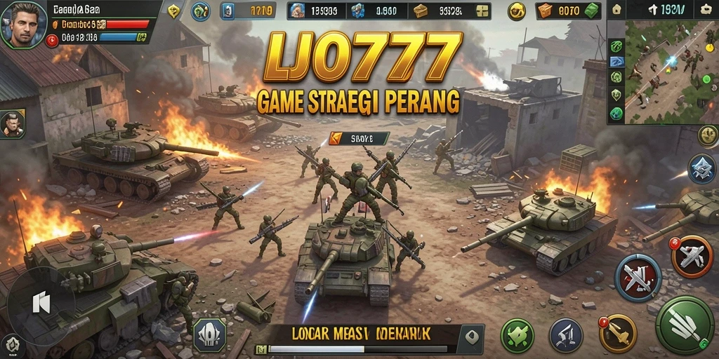 Tampilan gameplay menarik dari LJO777 yang penuh strategi.