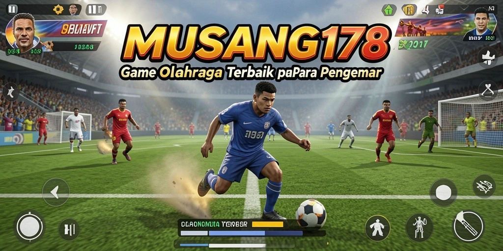 Tampilan gameplay seru dari MUSANG178 dengan aksi olahraga mendebarkan.