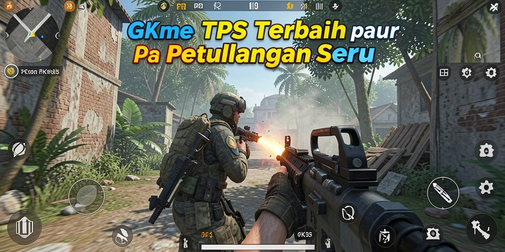 Tampilan gameplay PK95 dengan aksi menegangkan dan grafis mendetail.
