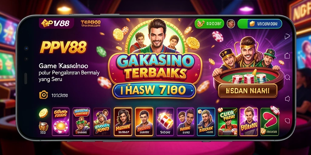 Tampilan gameplay seru di PPV88 dengan berbagai pilihan permainan kasino.