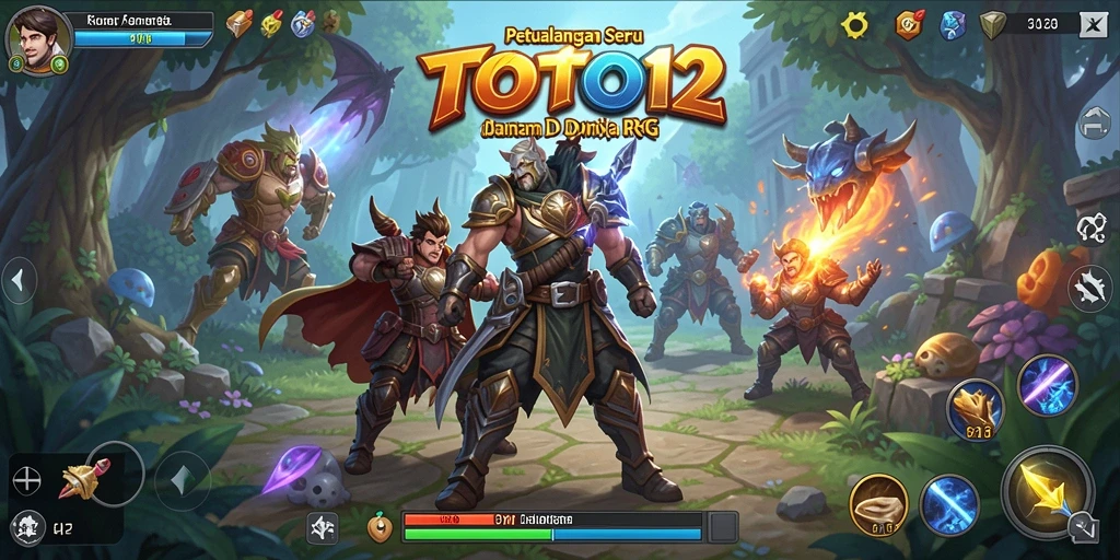 Gameplay TOTO12 menampilkan pertempuran seru dan karakter yang menakjubkan.